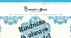 Desktop Screenshot of crownedbygraceboutique.com